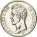Coin, France, Charles X, 5 Francs, 1825, Paris, EF(40-45), Silver, KM:720.1
