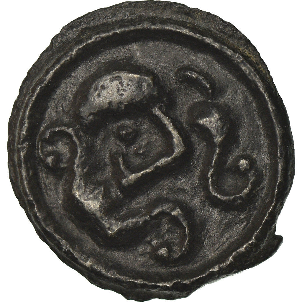Coin, Suessiones, Potin, AU(55-58), Potin, Delestrée:530