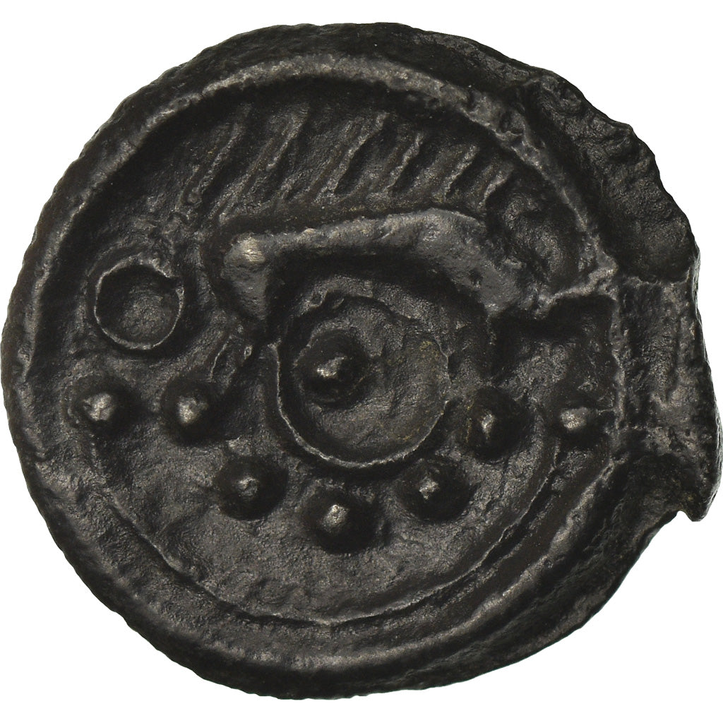 Coin, Suessiones, Potin, AU(55-58), Potin, Delestrée:530