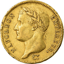 Moneda, Francia, Napoléon I, 40 Francs, 1811, Paris, MBC, Oro, KM:696.1