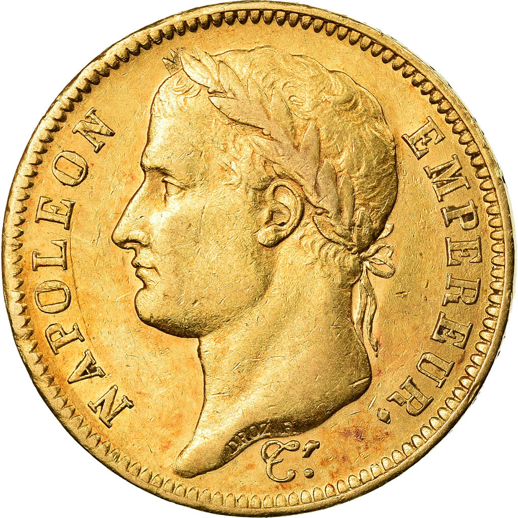 Munten, Frankrijk, Napoléon I, 40 Francs, 1811, Paris, ZF, Goud, KM:696.1