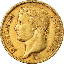 Moneta, Francia, Napoléon I, 40 Francs, 1812, Paris, BB, Oro, KM:696.1