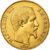Moeda, França, Napoleon III, Napoléon III, 50 Francs, 1859, Strasbourg