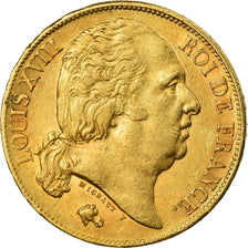 Monnaie, France, Louis XVIII, Louis XVIII, 20 Francs, 1817, Paris, SUP, Or