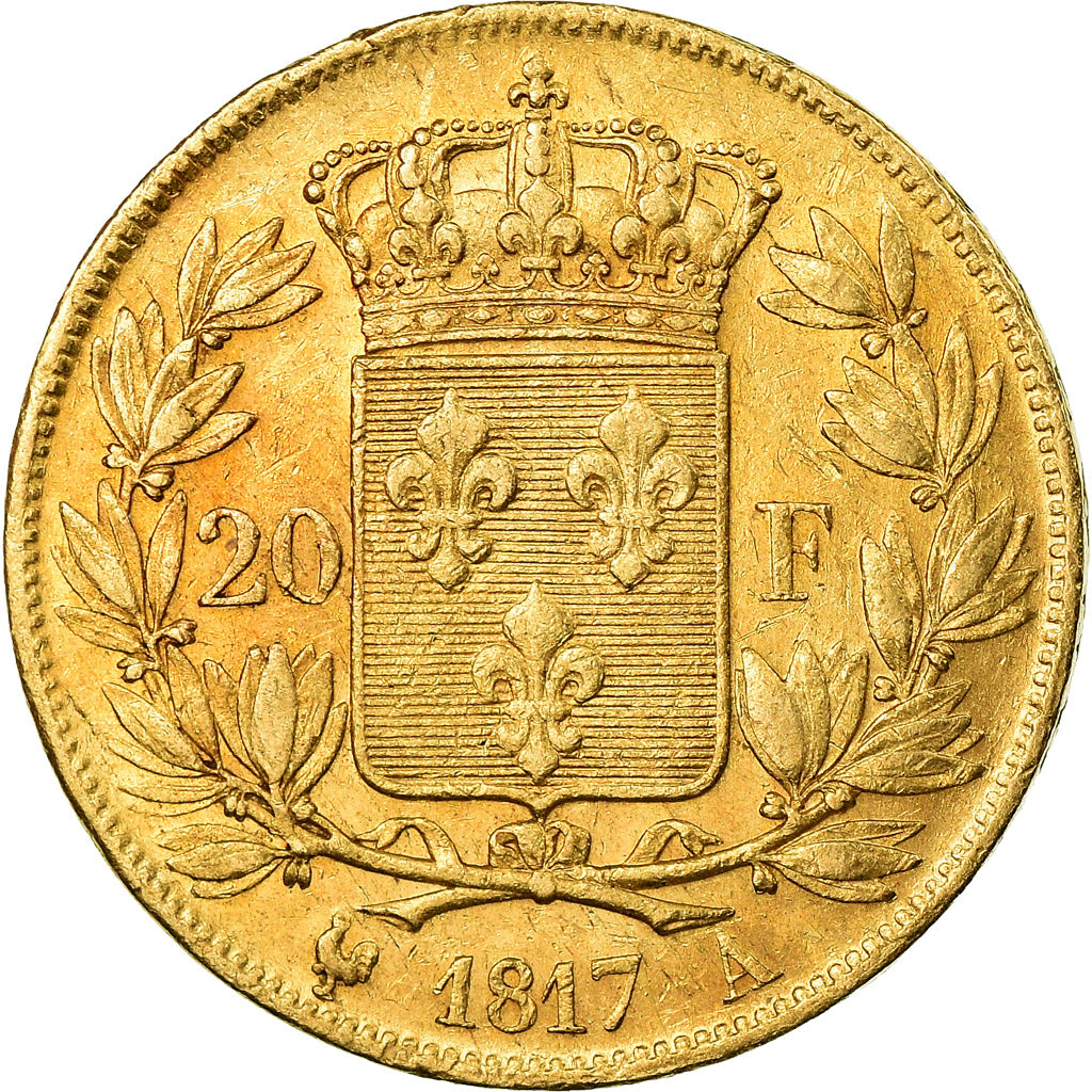 Monnaie, France, Louis XVIII, Louis XVIII, 20 Francs, 1817, Paris, SUP, Or