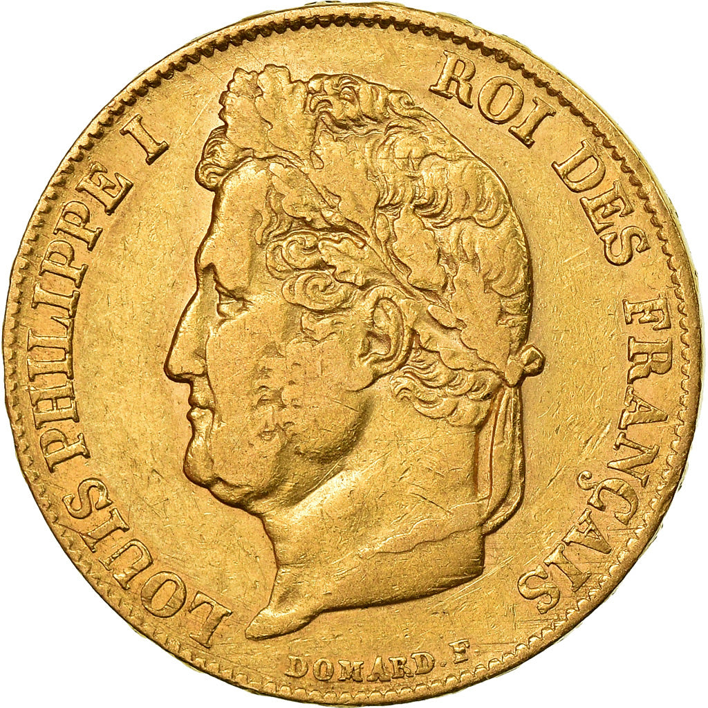 Monnaie, France, Louis-Philippe, 20 Francs, 1841, Paris, TB+, Or, Gadoury:1031