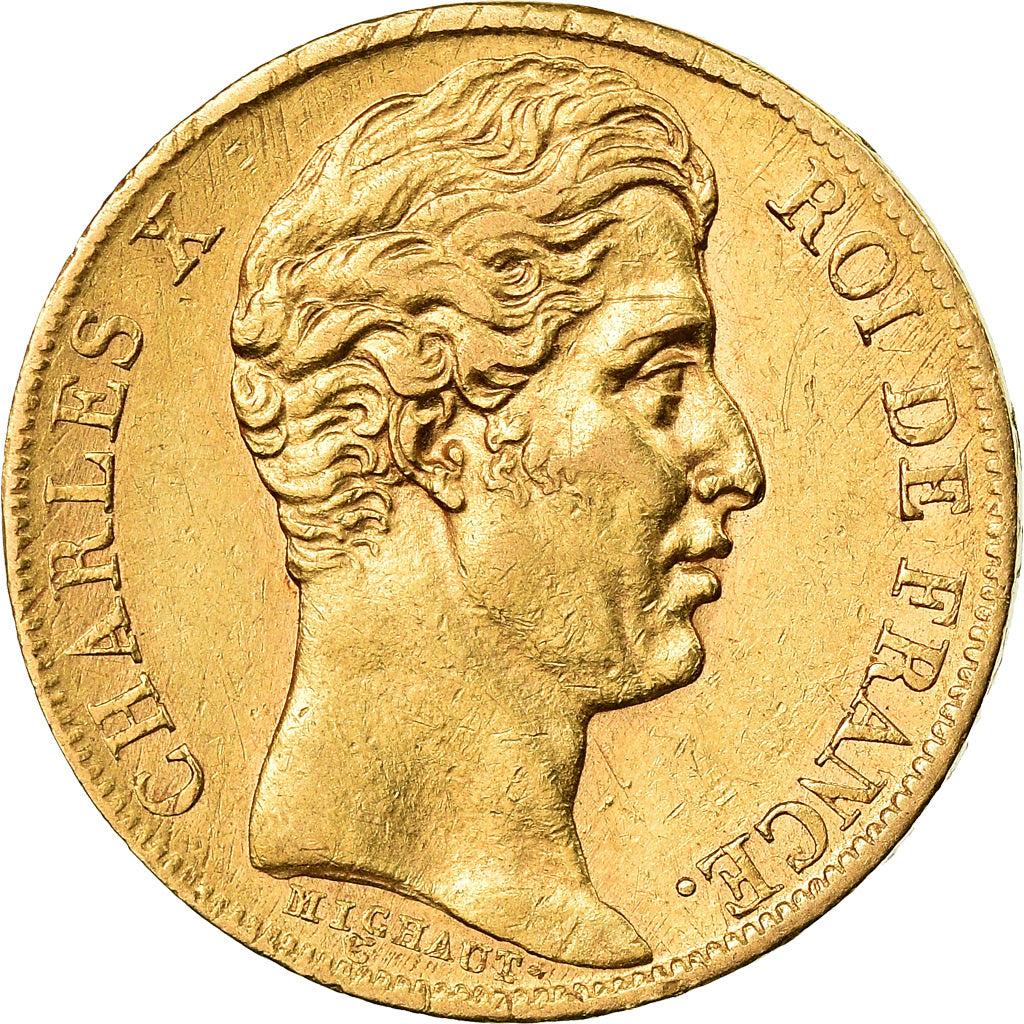 Münze, Frankreich, Charles X, 20 Francs, 1830, Paris, SS+, Gold, KM:726.1
