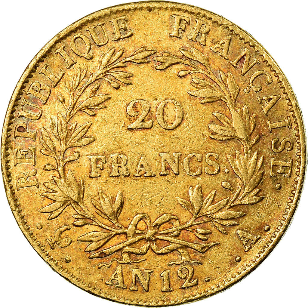 Monnaie, France, Napoléon I, 20 Francs, An 12 (1804), Paris, TTB, Or