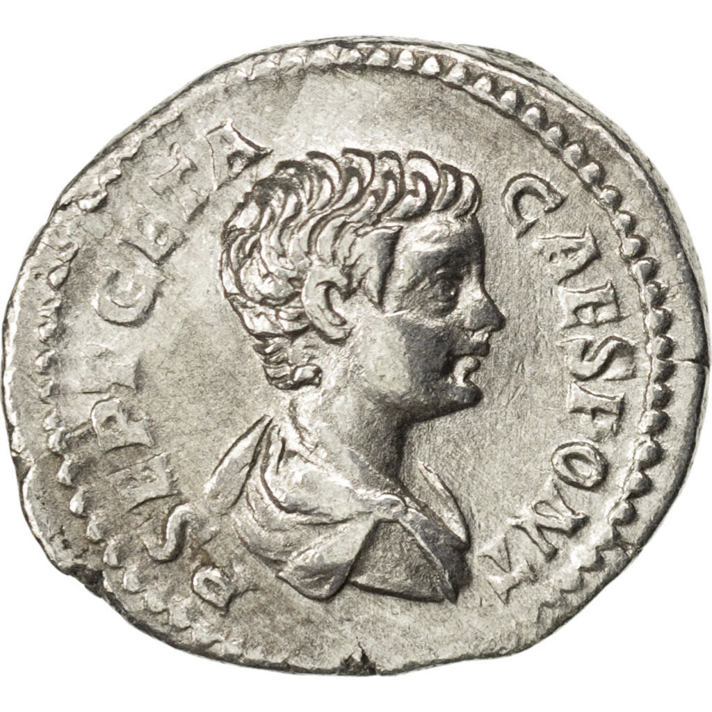 Geta, Denarius, AU(50-53), Silver, Cohen #90, 3.00