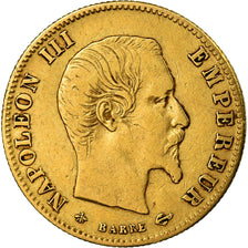 Moneta, Francia, Napoleon III, Napoléon III, 5 Francs, 1860, Paris, MB, Oro