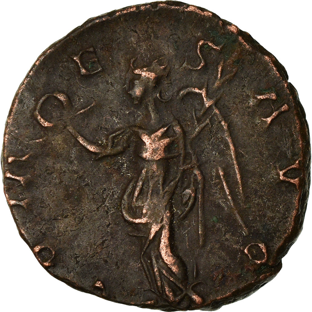 Coin, Tetricus I, Antoninianus, AD 272-274, Trier, EF(40-45), Billon, RIC:56