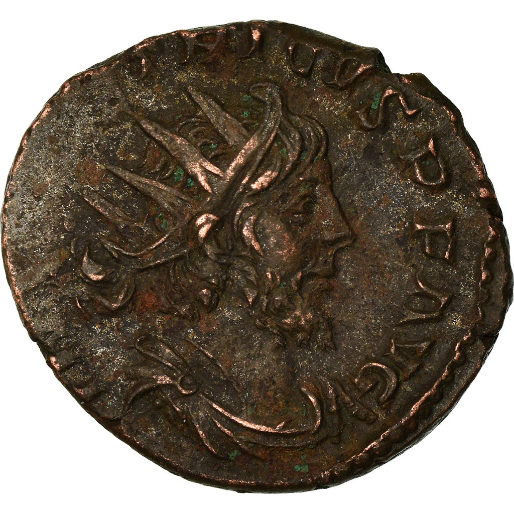 Coin, Tetricus I, Antoninianus, AD 272-274, Trier, EF(40-45), Billon, RIC:56