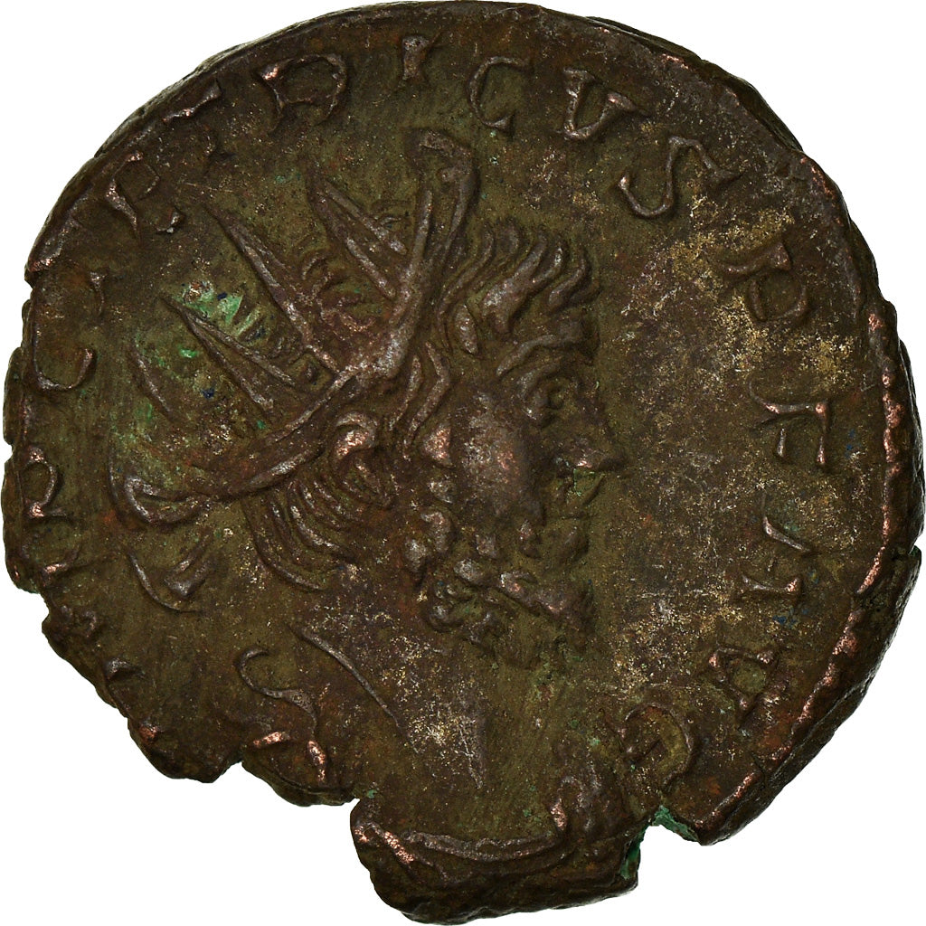 Coin, Tetricus I, Antoninianus, AD 272-274, Trier, EF(40-45), Billon, RIC:56