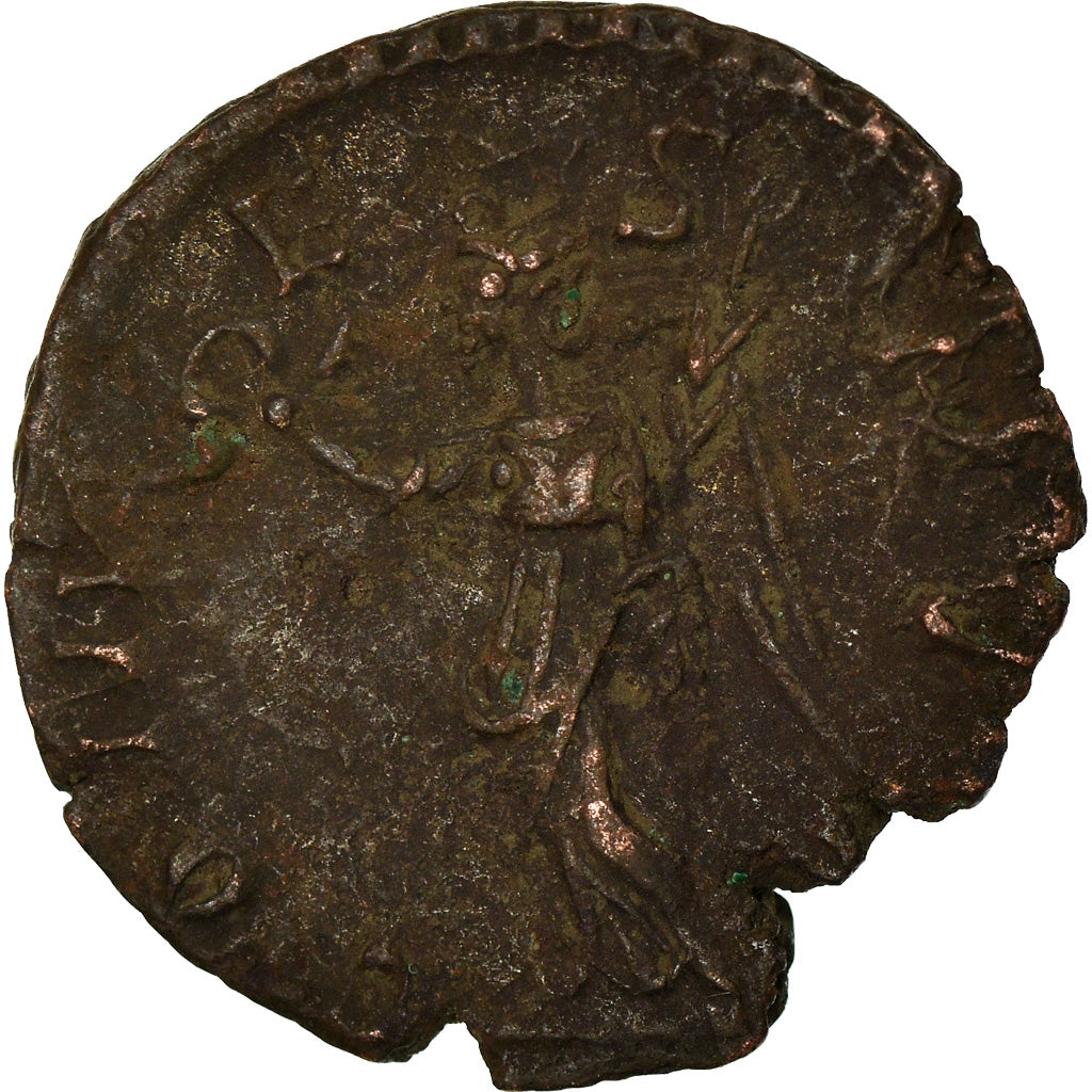 Coin, Tetricus I, Antoninianus, AD 272-274, Trier, EF(40-45), Billon, RIC:56