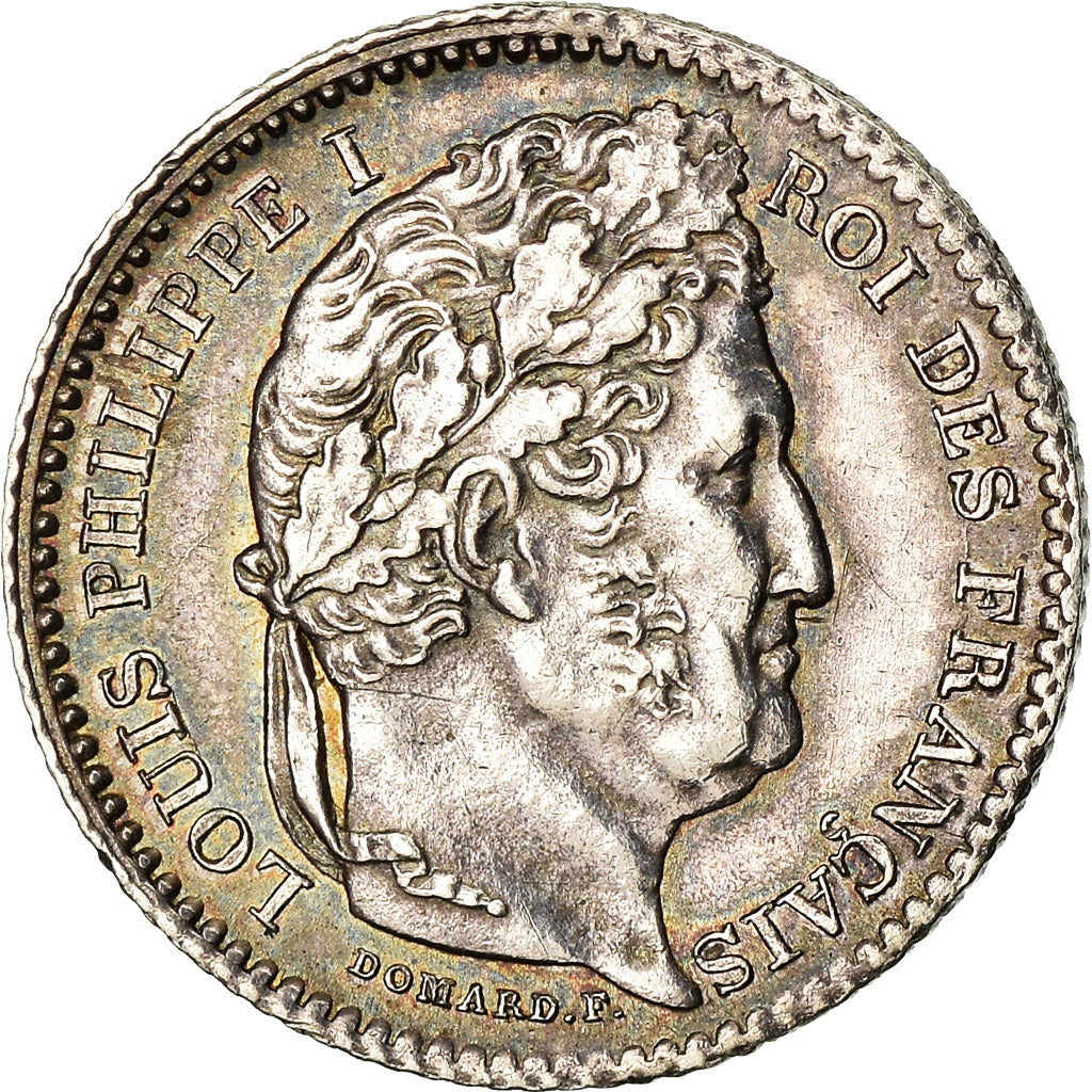 Moneta, Francia, Louis-Philippe, 25 Centimes, 1845, Rouen, SPL-, Argento