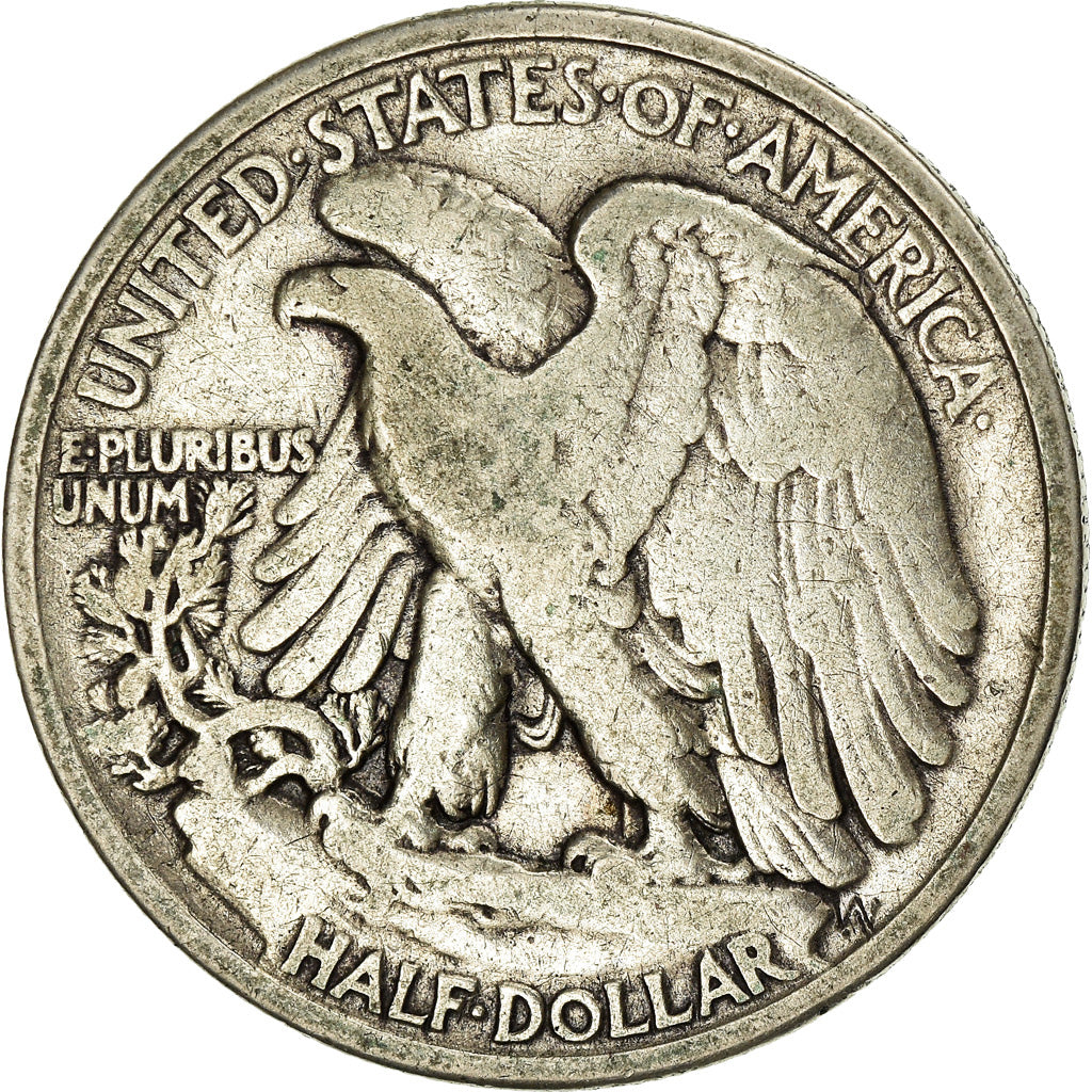 Coin, United States, Walking Liberty Half Dollar, Half Dollar, 1940, U.S. Mint