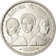 Moneda, Vietnam, STATE OF SOUTH VIET NAM, 50 Xu, 1953, Paris, SC, Aluminio, KM:3