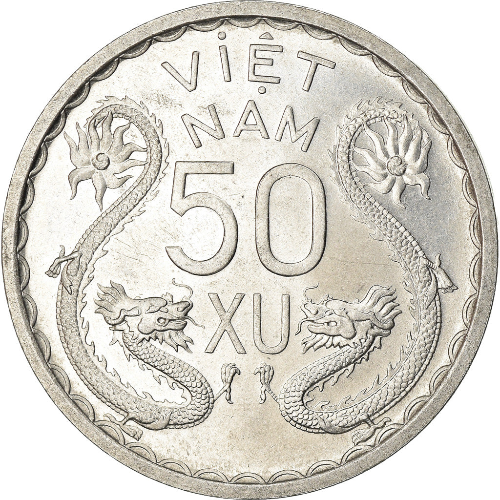 Coin, Vietnam, STATE OF SOUTH VIET NAM, 50 Xu, 1953, Paris, MS(63), Aluminum