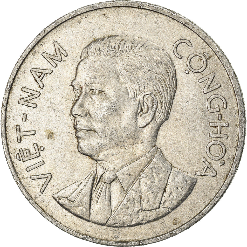 Coin, Vietnam, STATE OF SOUTH VIET NAM, 50 Su, 1960, Paris, AU(50-53), Aluminum