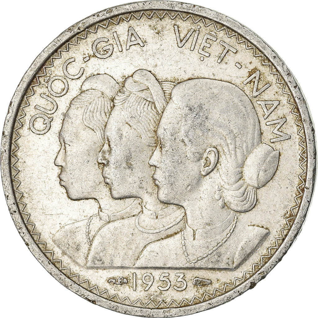 Monnaie, Viet Nam, STATE OF SOUTH VIET NAM, 20 Su, 1953, Paris, TTB, Aluminium