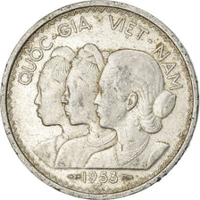 Monnaie, Viet Nam, STATE OF SOUTH VIET NAM, 20 Su, 1953, Paris, TTB, Aluminium