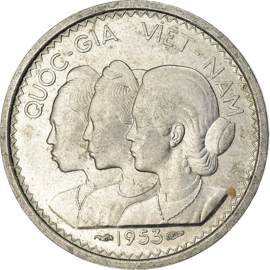 Monnaie, Viet Nam, STATE OF SOUTH VIET NAM, 10 Su, 1953, Paris, SUP, Aluminium