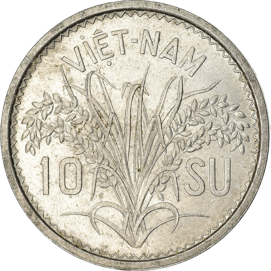 Monnaie, Viet Nam, STATE OF SOUTH VIET NAM, 10 Su, 1953, Paris, SUP, Aluminium