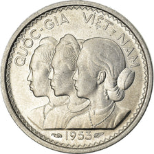 Münze, Vietnam, STATE OF SOUTH VIET NAM, 10 Su, 1953, Paris, VZ, Aluminium