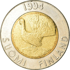Coin, Finland, 10 Markkaa, 1994, AU(55-58), Bi-Metallic, KM:77