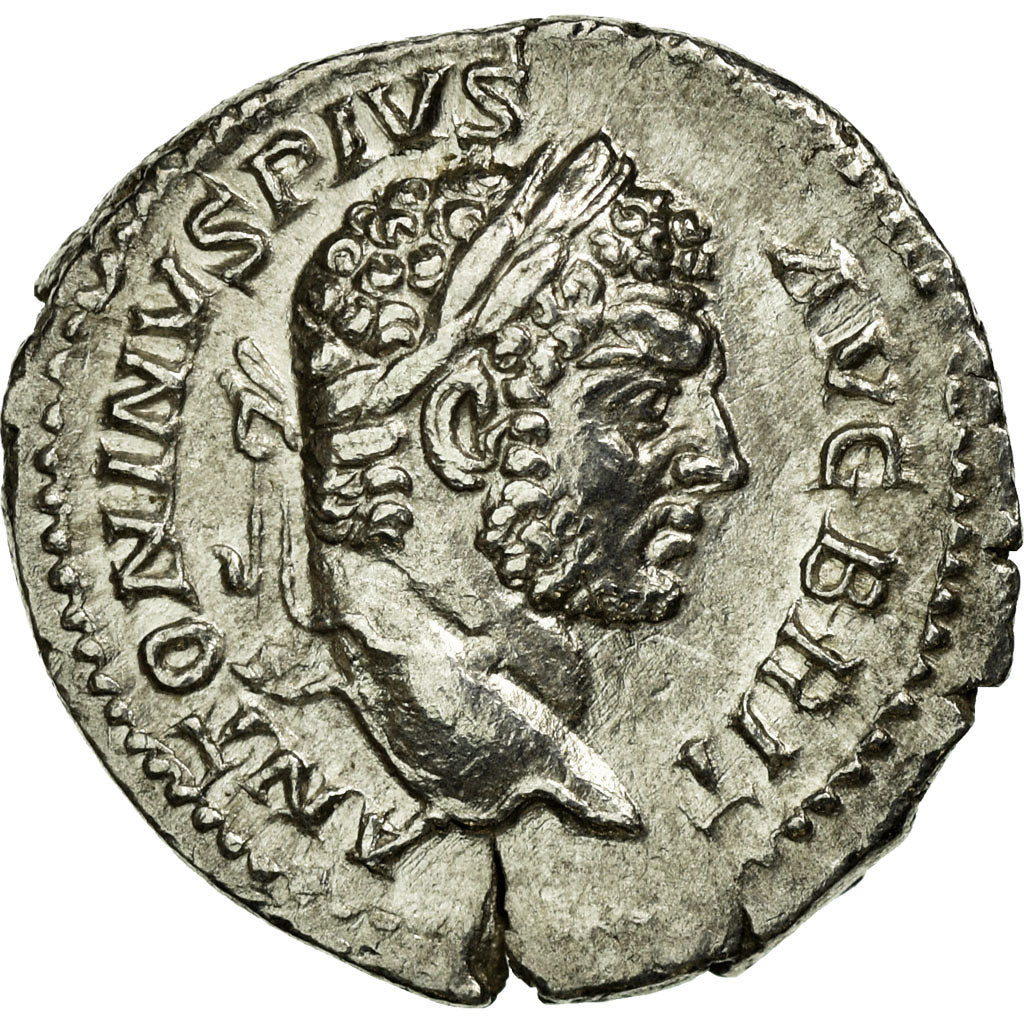 Monnaie, Caracalla, Denier, TTB+, Argent, Cohen:196