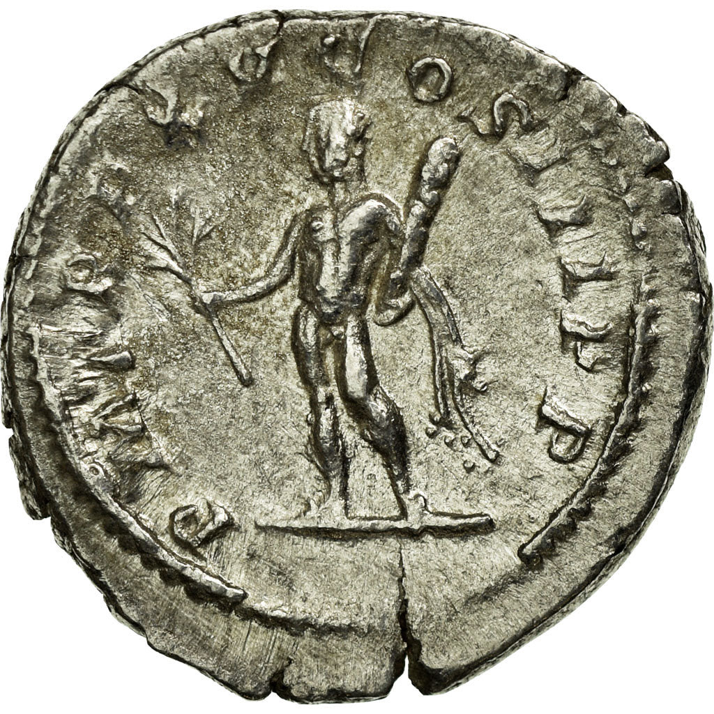 Monnaie, Caracalla, Denier, TTB+, Argent, Cohen:196