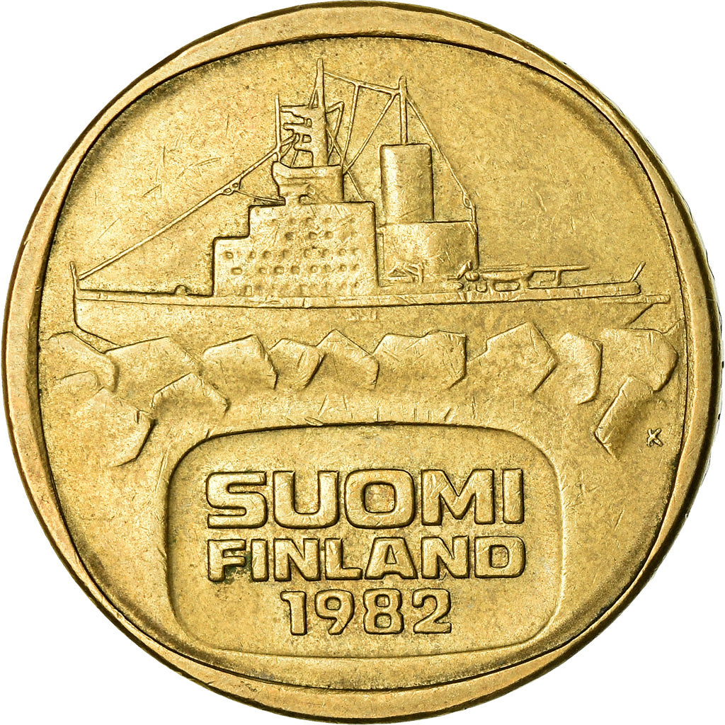 Monnaie, Finlande, 5 Markkaa, 1982, TTB+, Aluminum-Bronze, KM:57
