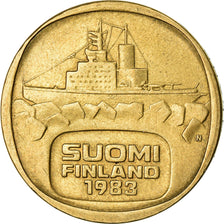 Coin, Finland, 5 Markkaa, 1983, EF(40-45), Aluminum-Bronze, KM:57