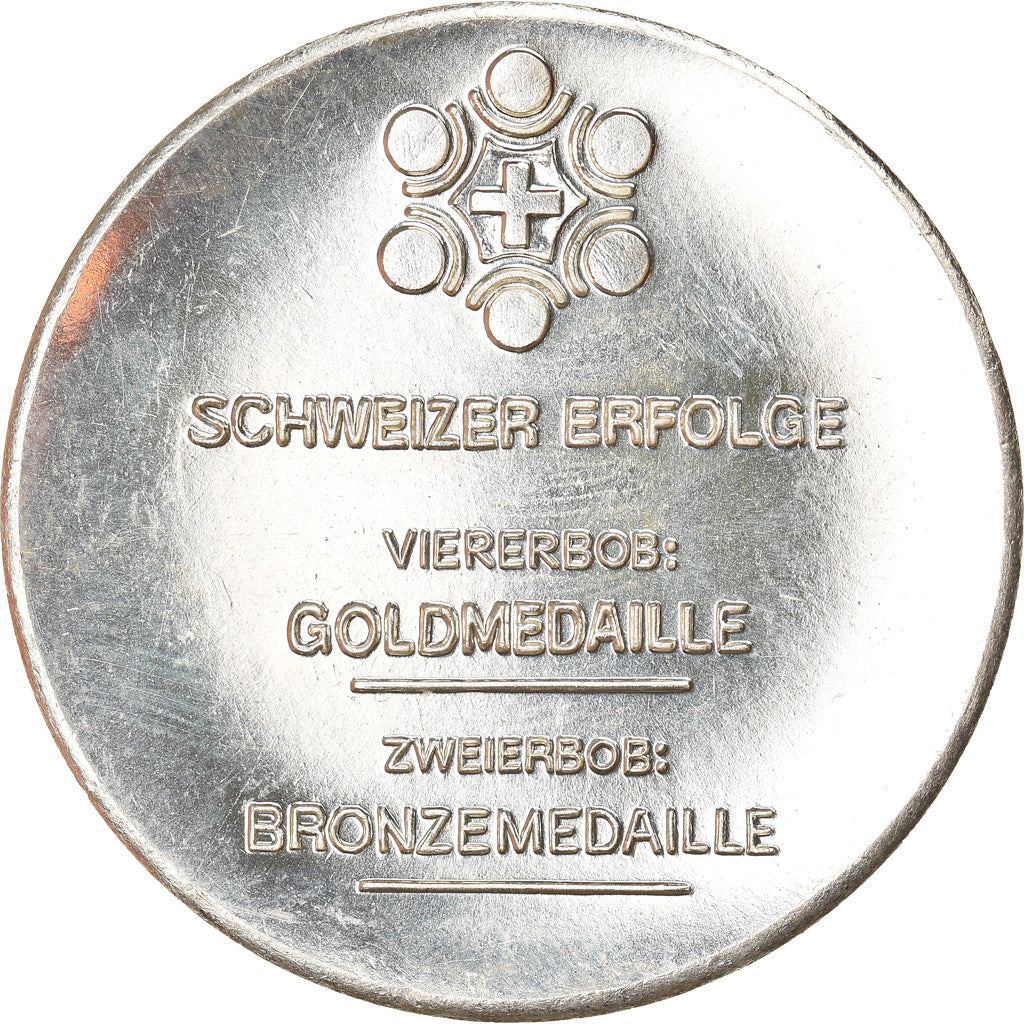 Switzerland, Medal, Olympische Winterspiele Sapporo, Viererbob, Sports &