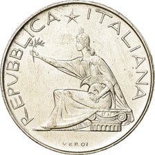 Coin, Italy, 500 Lire, 1961, Rome, AU(50-53), Silver, KM:99