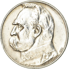 Coin, Poland, 5 Zlotych, 1934, Warsaw, AU(50-53), Silver, KM:25