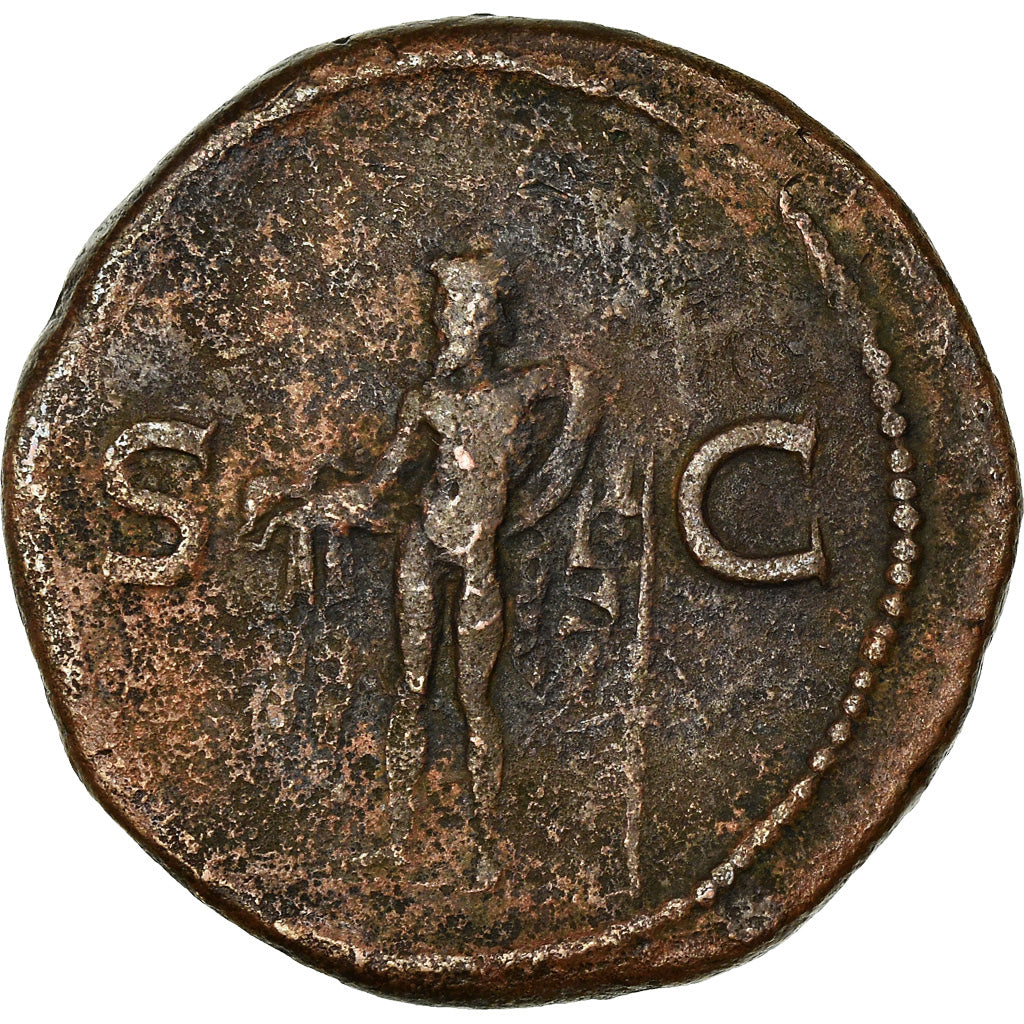Moneda, Agrippa, As, Rome, BC+, Bronce, RIC:58