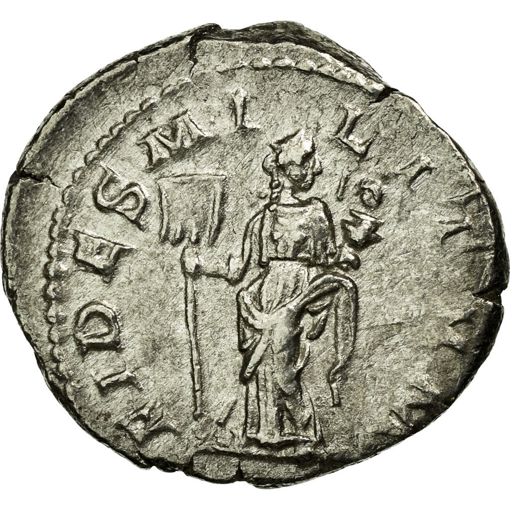 Coin, Elagabalus, Denarius, AU(50-53), Silver, Cohen:38