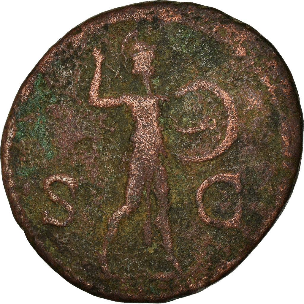 Coin, Claudius, As, 42-43, Rome, F(12-15), Bronze, RIC:116