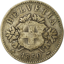 Coin, Switzerland, 20 Rappen, 1850, Bern, VF(30-35), Billon, KM:7