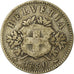 Coin, Switzerland, 20 Rappen, 1850, Bern, VF(30-35), Billon, KM:7