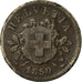 Coin, Switzerland, 10 Rappen, 1850, Strasbourg, VF(20-25), Billon, KM:6