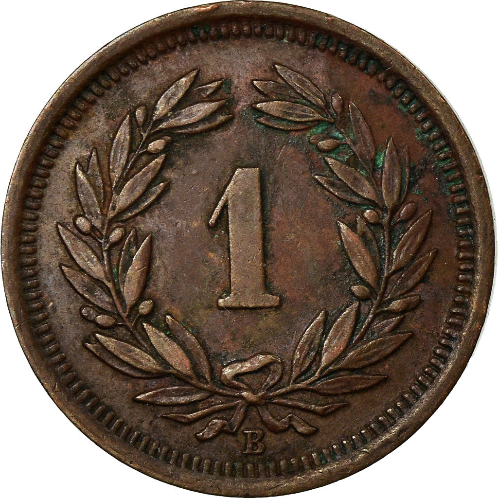 Münze, Schweiz, Rappen, 1911, Bern, SS+, Bronze, KM:3.2