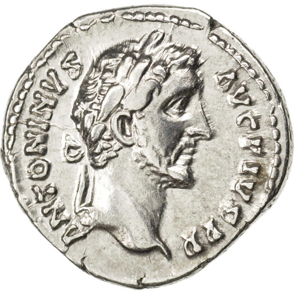 Moneta, Antoninus Pius, Denarius, BB+, Argento, Cohen:490