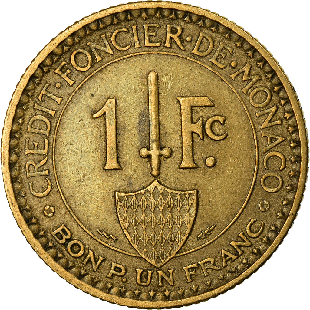 Münze, Monaco, Louis II, Franc, 1926, Poissy, S+, Aluminium, KM:120