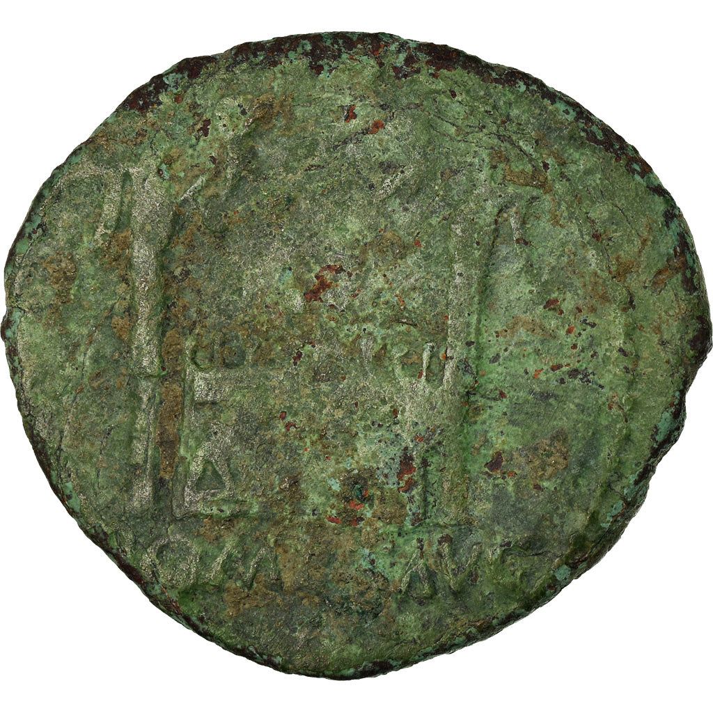 Coin, Augustus, As, 7-3 BC, Lyon - Lugdunum, F(12-15), Copper, RIC:230
