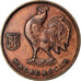 Madagascar, Franc, 1943, Pretoria, EF(40-45), Bronze, KM:2