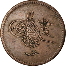 Coin, Turkey, Abdul Mejid, 10 Para, 1854, Qustantiniyah, VF(30-35), Copper
