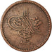 Coin, Turkey, Abdul Mejid, 5 Para, 1850, Qustantiniyah, VF(30-35), Copper