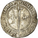 Monnaie, France, LORRAINE, René Ier d'Anjou, Demi-gros, Nancy, TTB, Argent